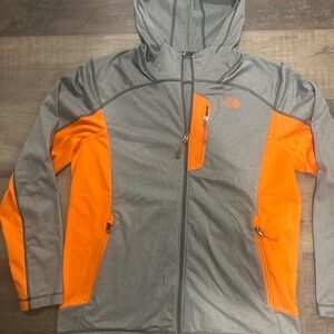 Jordan Men's Performance Jacket in Gray and Orange